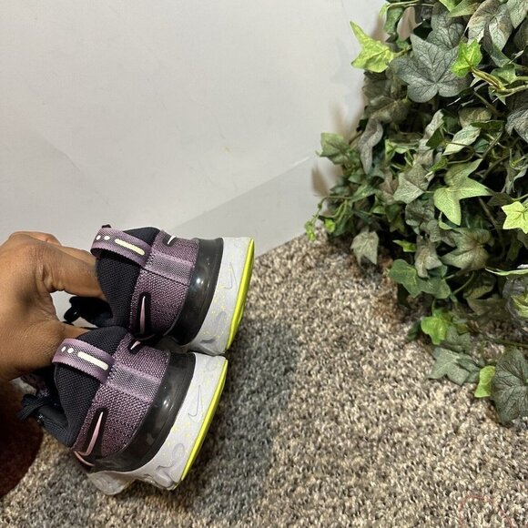 Nike Shoes React Infinity Run Flyknit 2 Purple Joker Black Running Womens Sz 8 - Picture 3 of 10